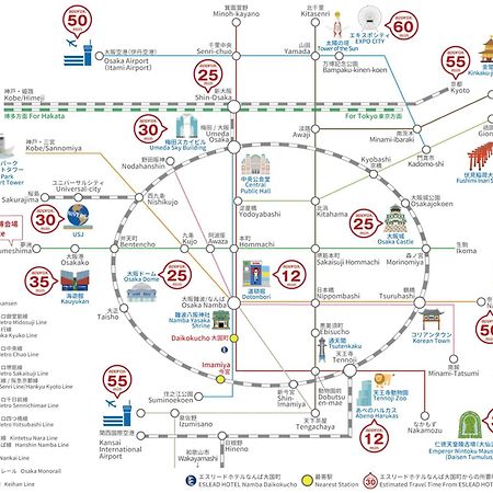 Eslead Hotel Namba Daikokucho Osaka Ngoại thất bức ảnh